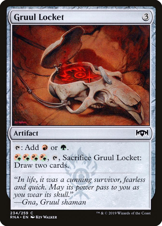 Gruul Locket [Ravnica Allegiance] | Nerdhalla Games