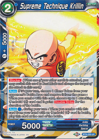 Supreme Technique Krillin [BT8-030] | Nerdhalla Games