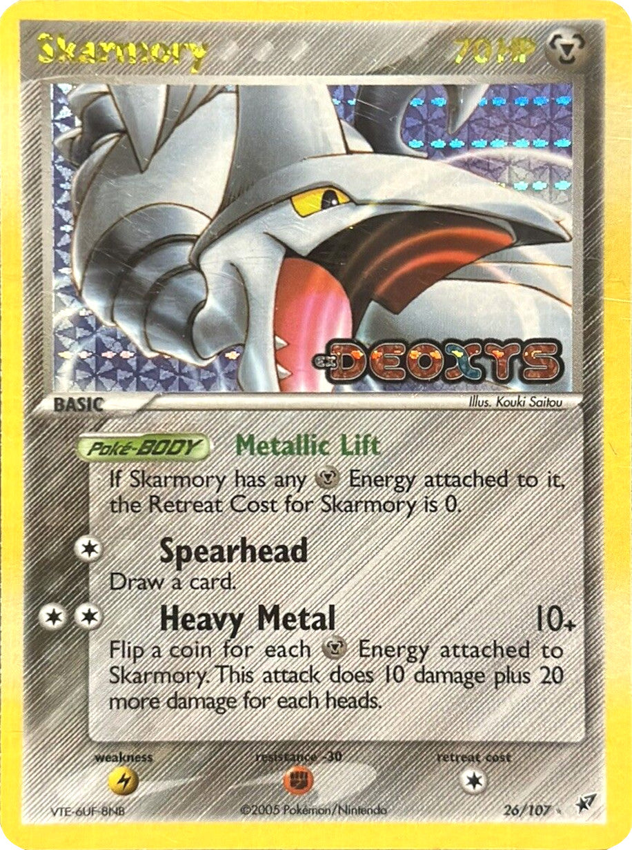 Skarmory (26/107) (Stamped) [EX: Deoxys] | Nerdhalla Games