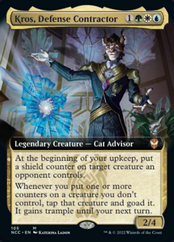 Kros, Defense Contractor (Extended Art) [Streets of New Capenna Commander] | Nerdhalla Games