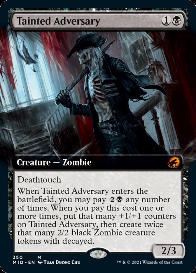 Tainted Adversary (Extended) [Innistrad: Midnight Hunt] | Nerdhalla Games