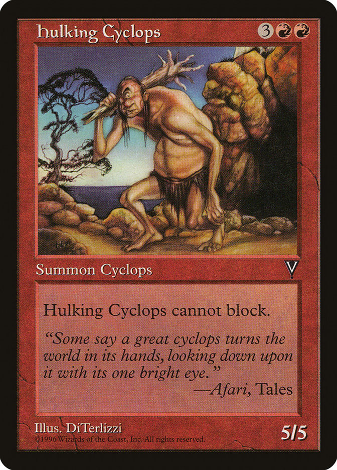 Hulking Cyclops [Visions] | Nerdhalla Games