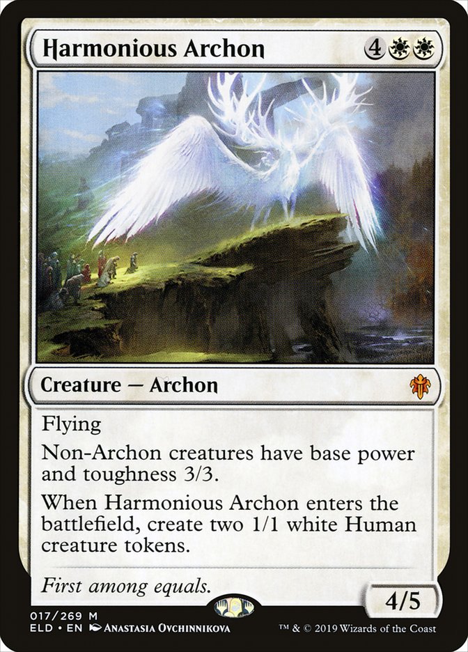 Harmonious Archon [Throne of Eldraine] | Nerdhalla Games