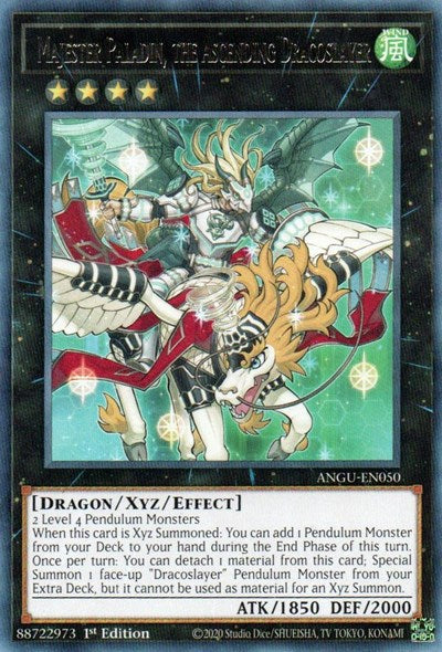 Majester Paladin, the Ascending Dracoslayer (Rare) [ANGU-EN050] Rare | Nerdhalla Games