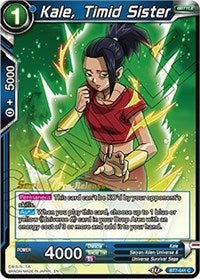 Kale, Timid Sister [BT7-041_PR] | Nerdhalla Games