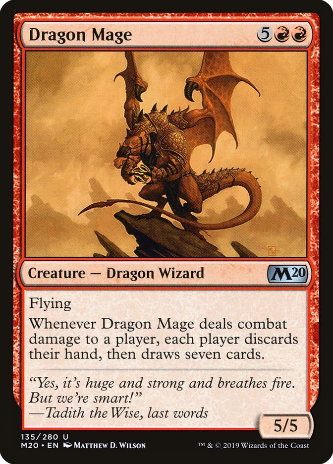 Dragon Mage [Core Set 2020] | Nerdhalla Games