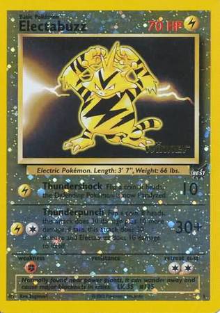 Electabuzz (1) (Winner) [Best of Promos] | Nerdhalla Games