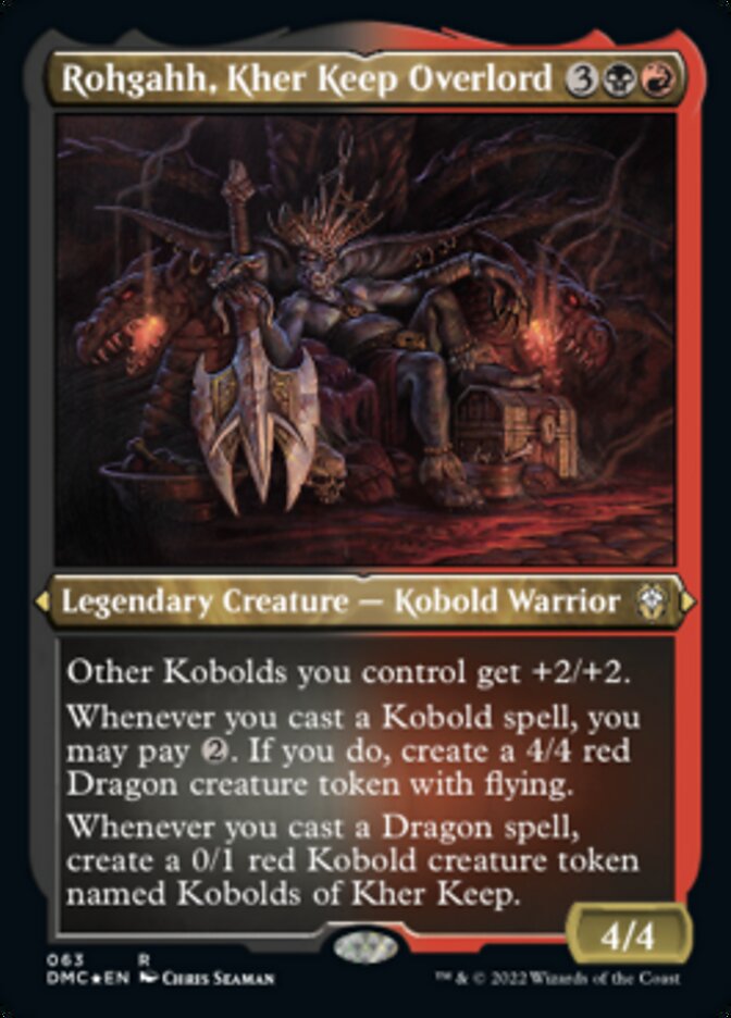 Rohgahh, Kher Keep Overlord (Foil Etched) [Dominaria United Commander] | Nerdhalla Games