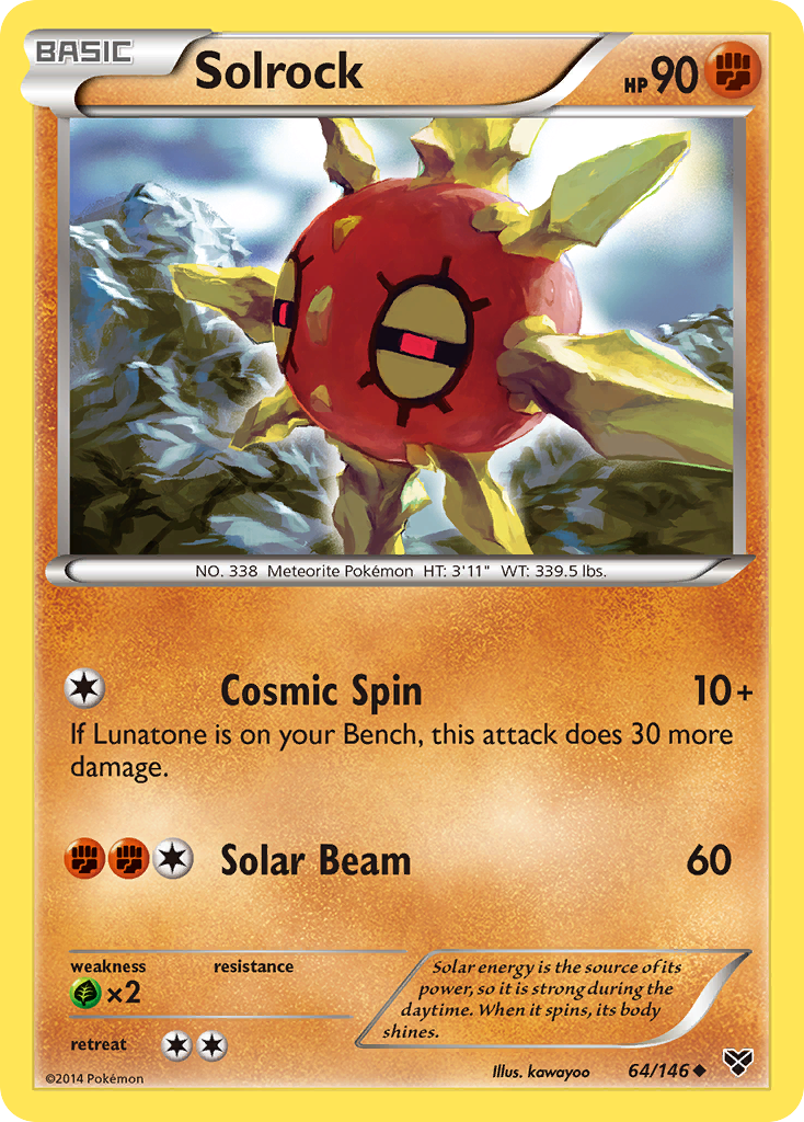 Solrock (64/146) [XY: Base Set] | Nerdhalla Games