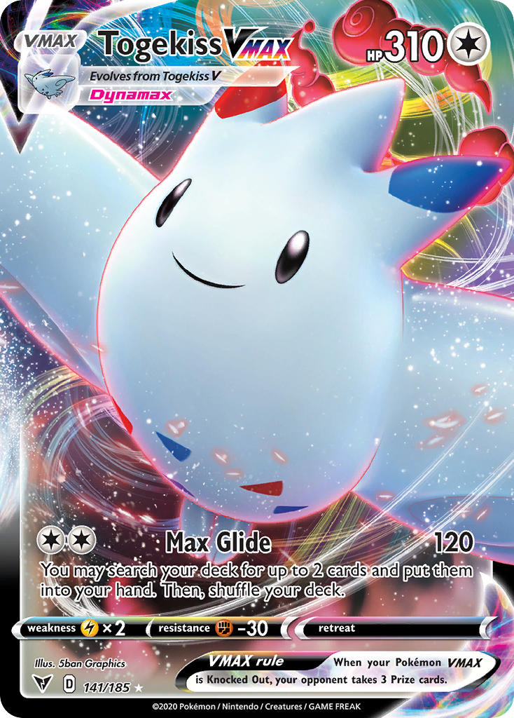 Togekiss VMAX (141/185) [Sword & Shield: Vivid Voltage] | Nerdhalla Games