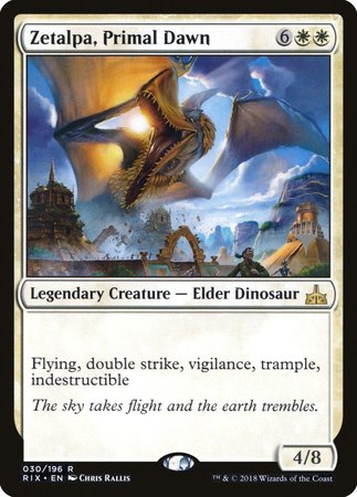 Zetalpa, Primal Dawn [Rivals of Ixalan Promos] | Nerdhalla Games