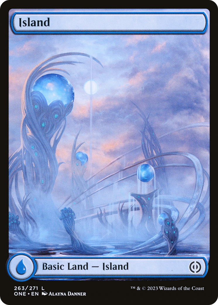 Island (263) (Full-Art) [Phyrexia: All Will Be One] | Nerdhalla Games