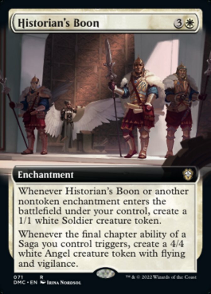 Historian's Boon (Extended Art) [Dominaria United Commander] | Nerdhalla Games