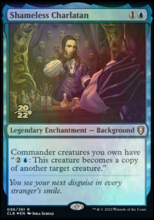 Shameless Charlatan [Commander Legends: Battle for Baldur's Gate Prerelease Promos] | Nerdhalla Games