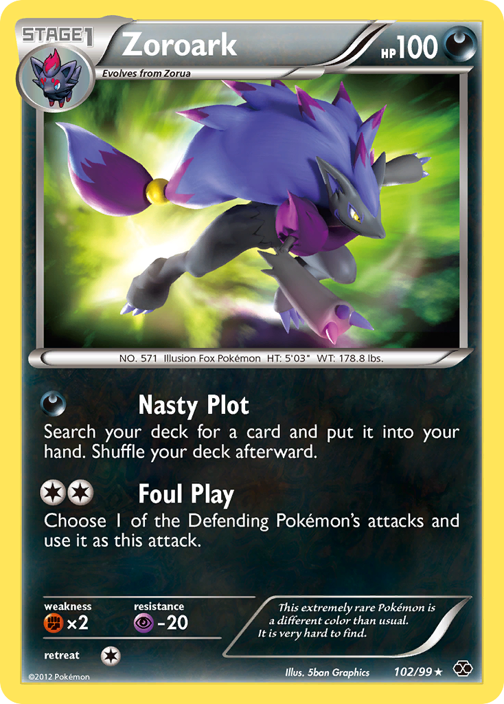 Zoroark (102/99) [Black & White: Next Destinies] | Nerdhalla Games