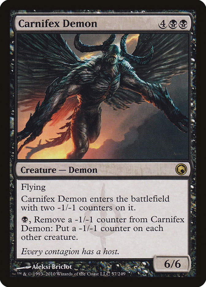 Carnifex Demon [Scars of Mirrodin] | Nerdhalla Games