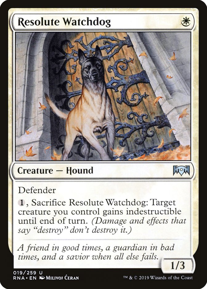 Resolute Watchdog [Ravnica Allegiance] | Nerdhalla Games