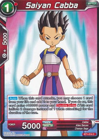 Saiyan Cabba [BT1-014] | Nerdhalla Games