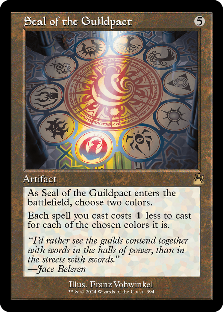 Seal of the Guildpact (Retro Frame) [Ravnica Remastered] | Nerdhalla Games