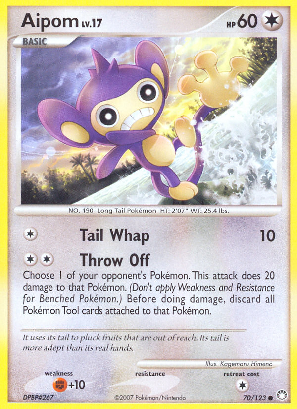 Aipom (70/123) [Diamond & Pearl: Mysterious Treasures] | Nerdhalla Games