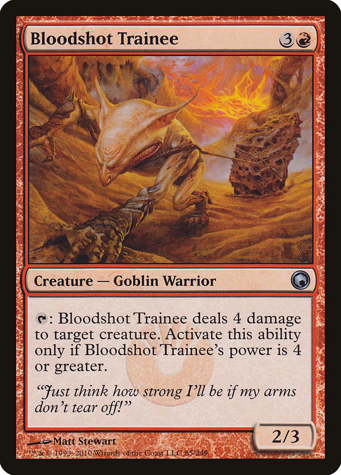 Bloodshot Trainee [Scars of Mirrodin] | Nerdhalla Games