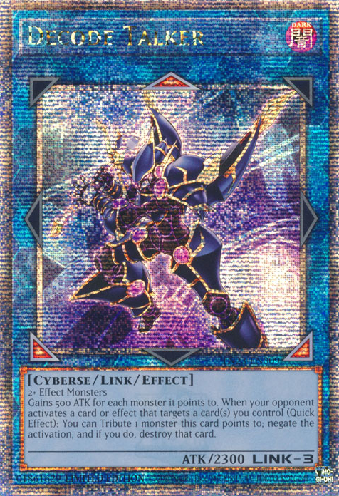 Decode Talker [TN23-EN009] Quarter Century Secret Rare | Nerdhalla Games