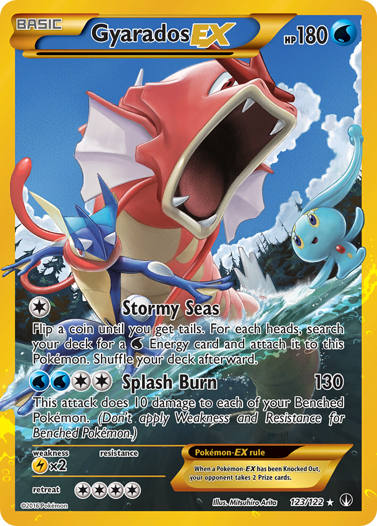 Gyarados EX (123/122) [XY: BREAKpoint] | Nerdhalla Games