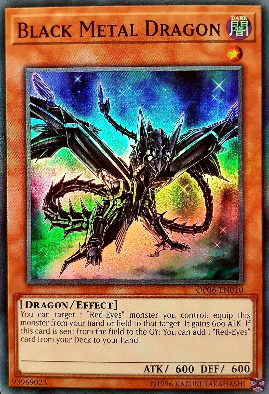 Black Metal Dragon [OP06-EN010] Super Rare | Nerdhalla Games