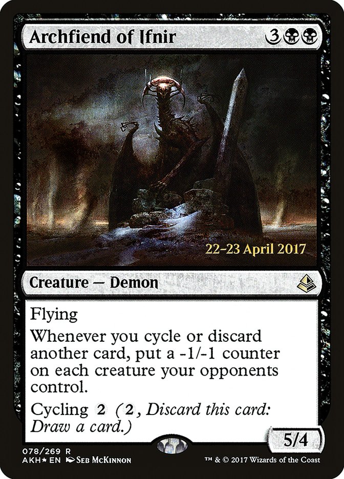 Archfiend of Ifnir  [Amonkhet Prerelease Promos] | Nerdhalla Games