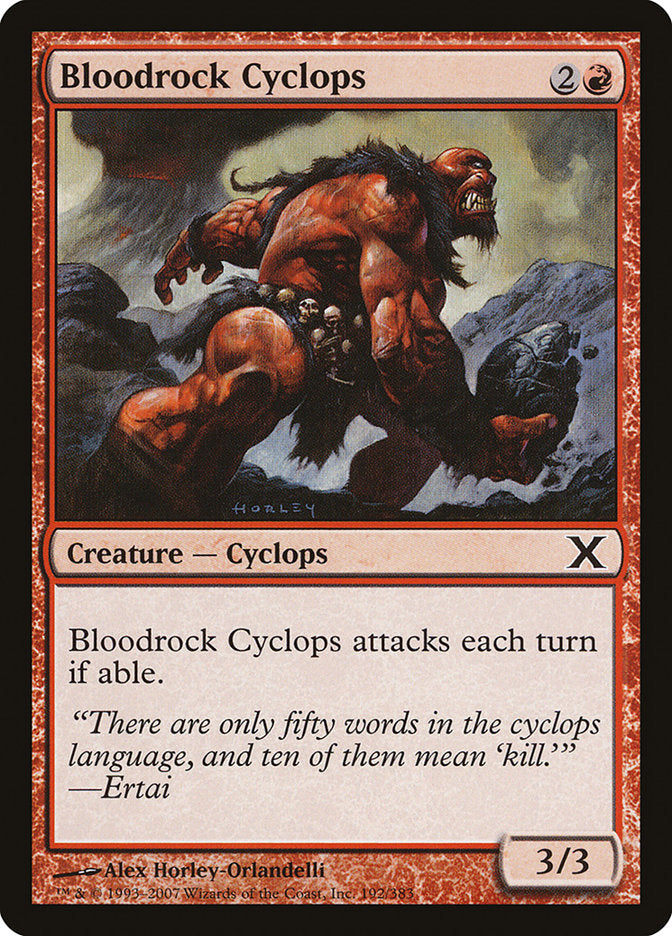 Bloodrock Cyclops [Tenth Edition] | Nerdhalla Games