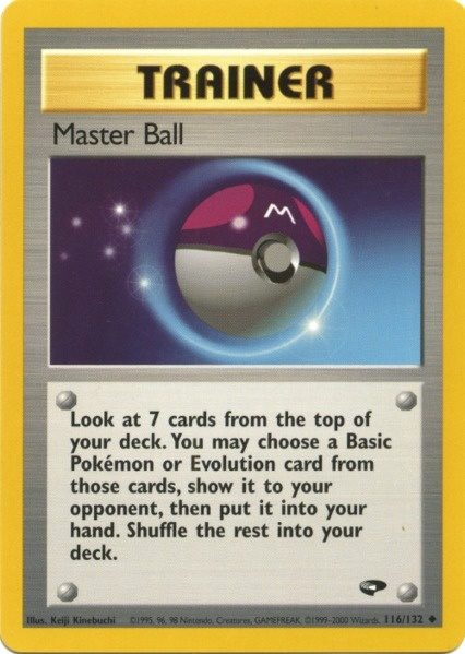 Master Ball (116/132) [Gym Challenge Unlimited] | Nerdhalla Games