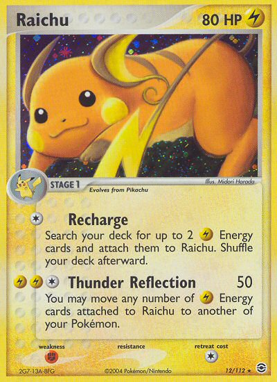 Raichu (12/112) [EX: FireRed & LeafGreen] | Nerdhalla Games