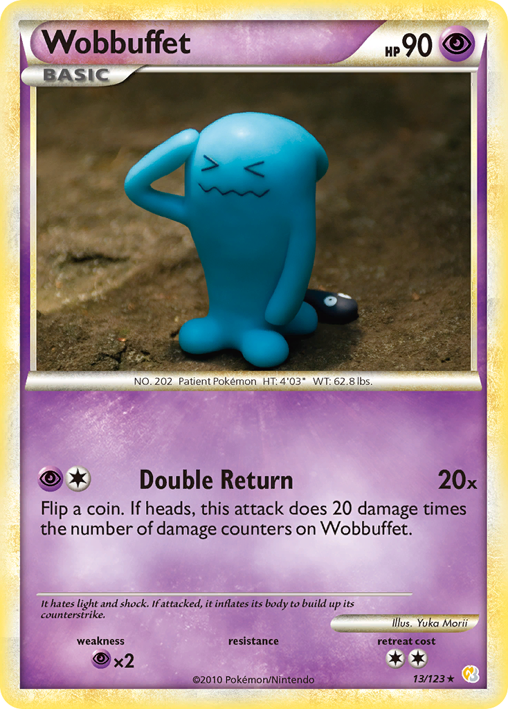 Wobbuffet (13/123) [HeartGold & SoulSilver: Base Set] | Nerdhalla Games