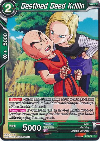 Destined Deed Krillin [BT2-081] | Nerdhalla Games