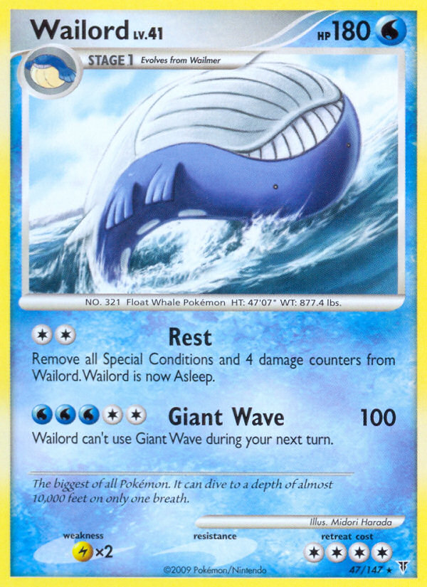 Wailord (47/147) [Platinum: Supreme Victors] | Nerdhalla Games