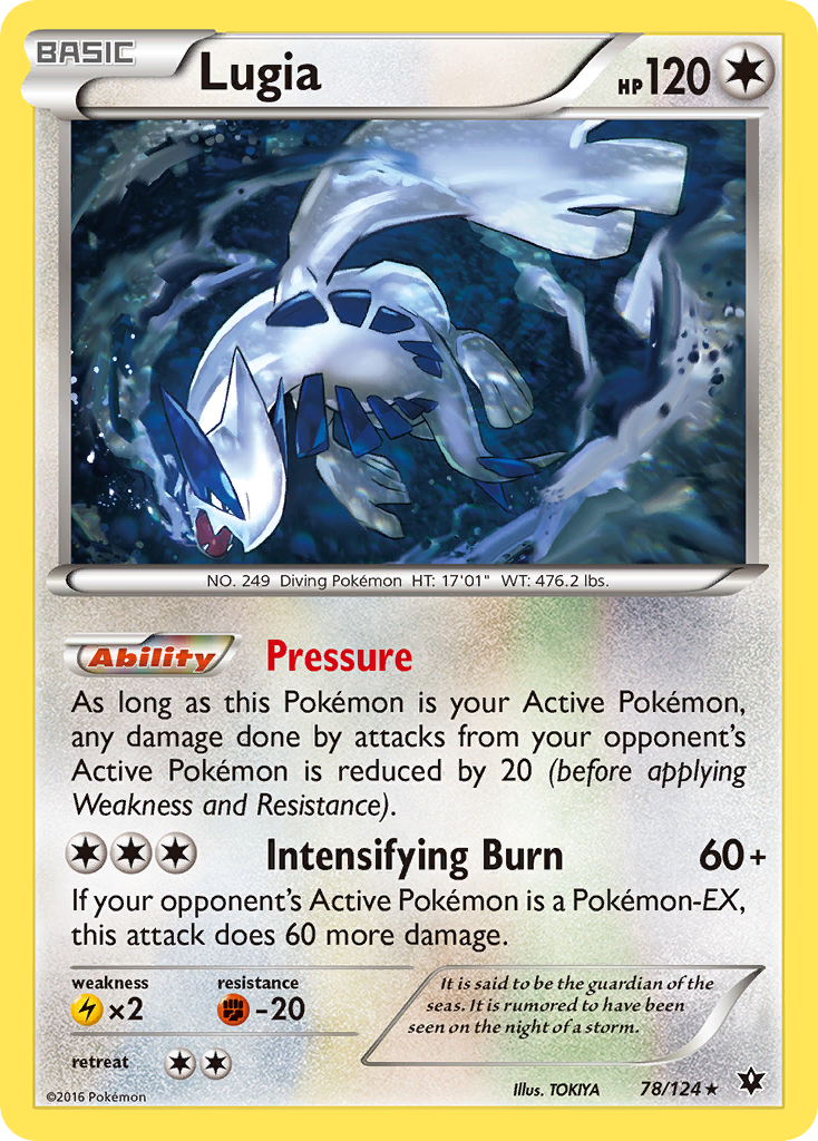 Lugia (78/124) [XY: Fates Collide] | Nerdhalla Games