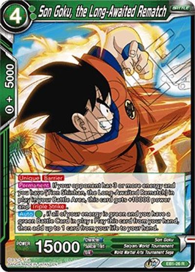 Son Goku, the Long-Awaited Rematch (EB1-026) [Battle Evolution Booster] | Nerdhalla Games