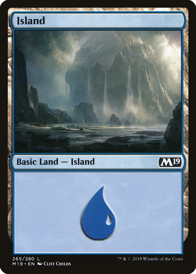 Island (265) [Core Set 2019] | Nerdhalla Games