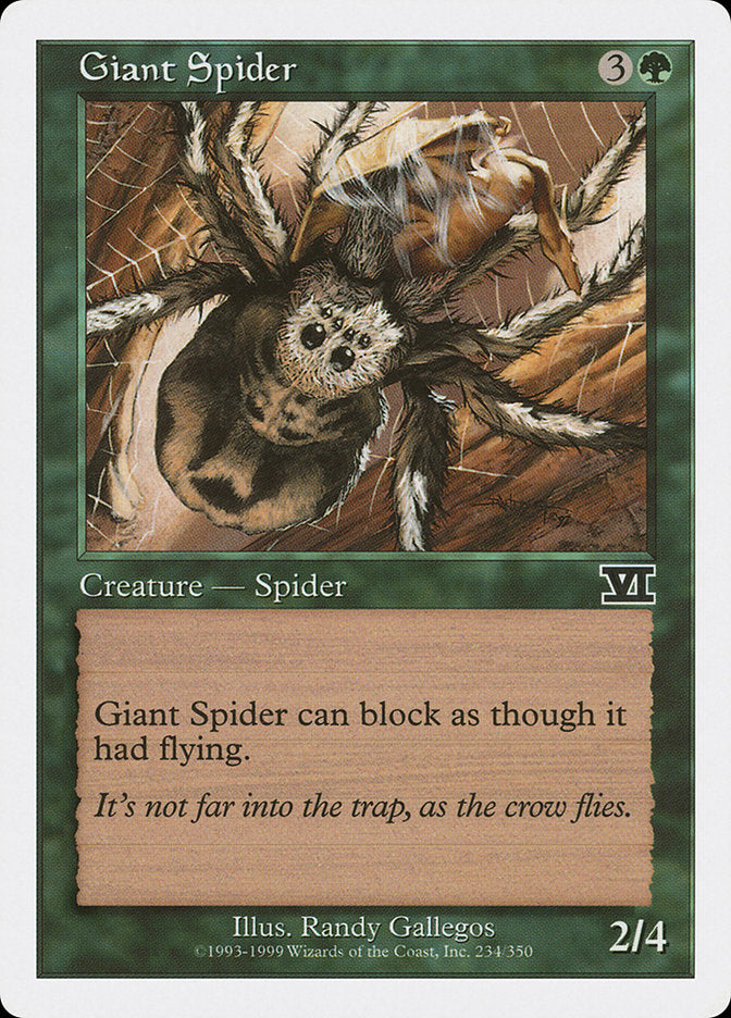 Giant Spider [Classic Sixth Edition] | Nerdhalla Games