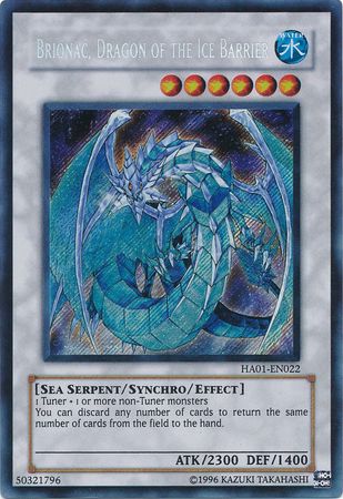 Brionac, Dragon of the Ice Barrier [HA01-EN022] Secret Rare | Nerdhalla Games