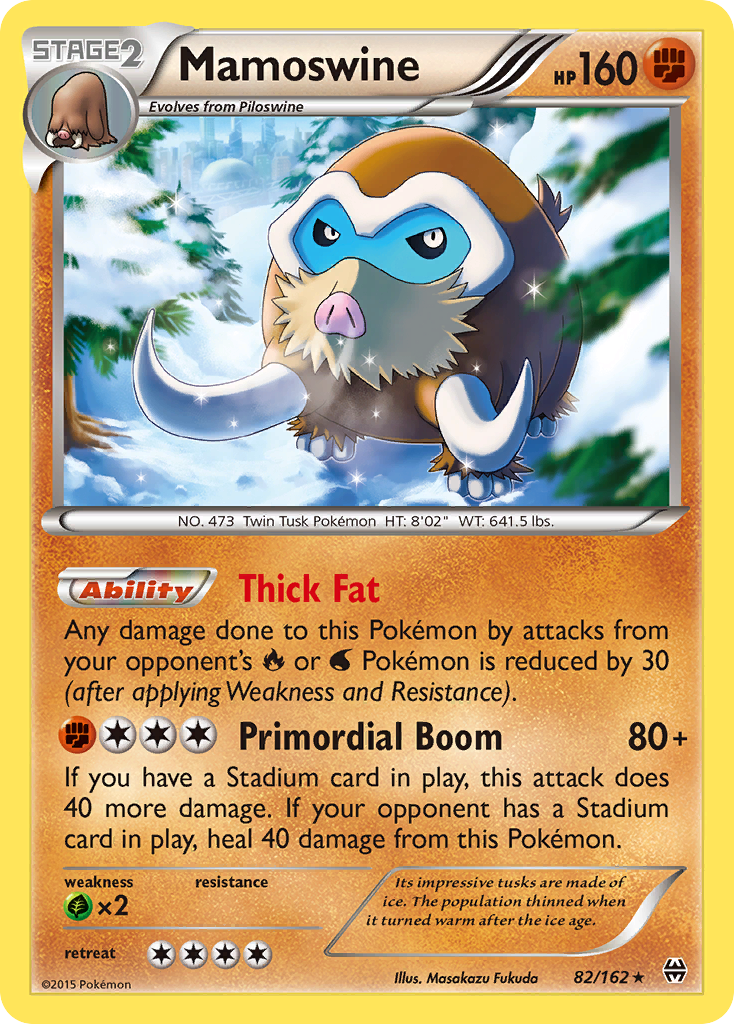 Mamoswine (82/162) [XY: BREAKthrough] | Nerdhalla Games