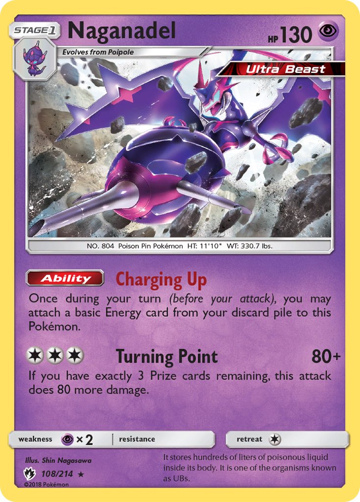 Naganadel(108/214) (Theme Deck Exclusive) [Sun & Moon: Lost Thunder] | Nerdhalla Games