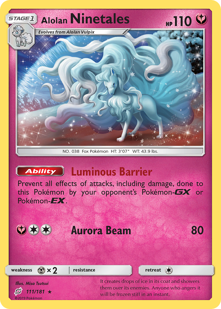 Alolan Ninetales (111/181) [Sun & Moon: Team Up] | Nerdhalla Games