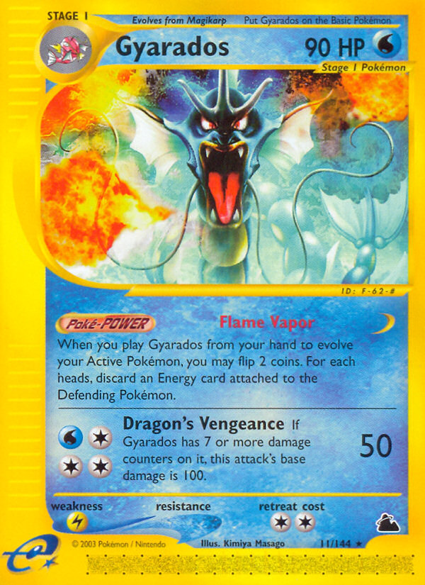 Gyarados (11/144) [Skyridge] | Nerdhalla Games