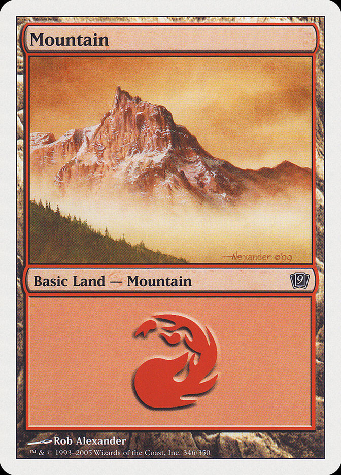 Mountain (346) [Ninth Edition] | Nerdhalla Games