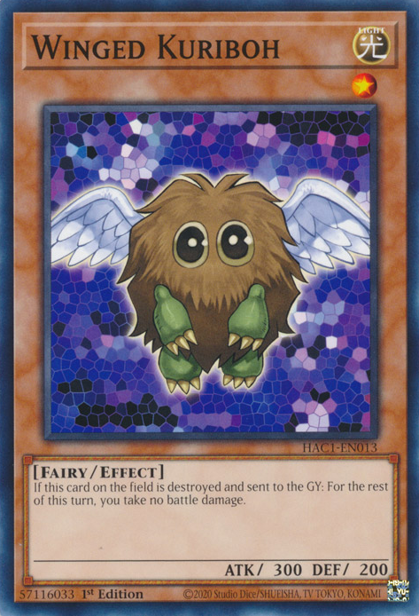 Winged Kuriboh [HAC1-EN013] Common | Nerdhalla Games