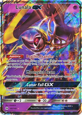 Lunala GX (66/149) (Jumbo Card) [Sun & Moon: Base Set] | Nerdhalla Games