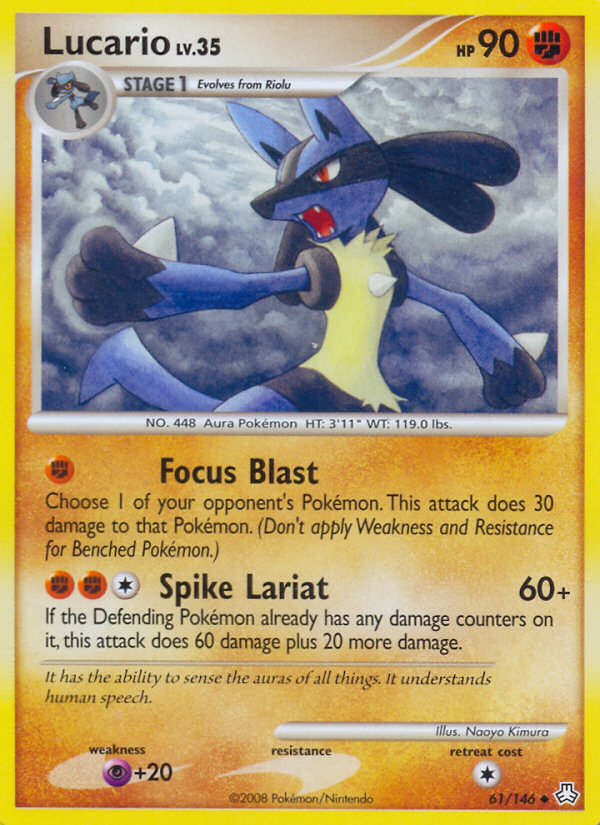 Lucario (61/146) [Diamond & Pearl: Legends Awakened] | Nerdhalla Games