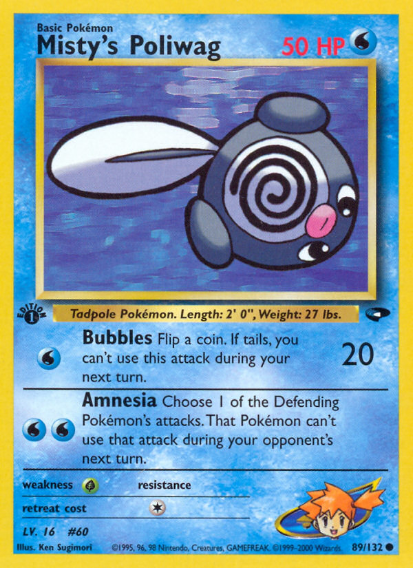 Misty's Poliwag (89/132) [Gym Challenge 1st Edition] | Nerdhalla Games