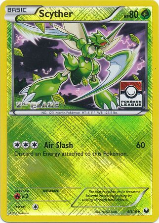 Scyther (4/108) (League Promo 2nd Place) [Black & White: Dark Explorers] | Nerdhalla Games